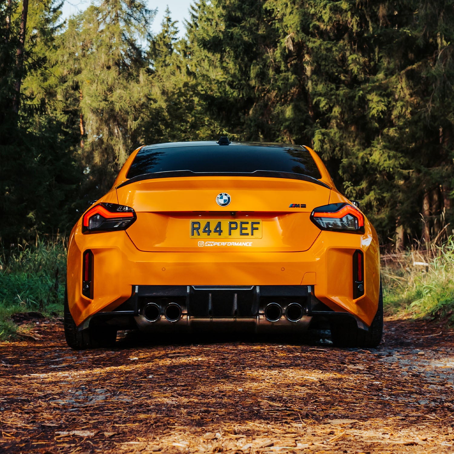 MHC+ BMW G87 M2 Edition 1 Rear Diffuser In Carbon Fibre