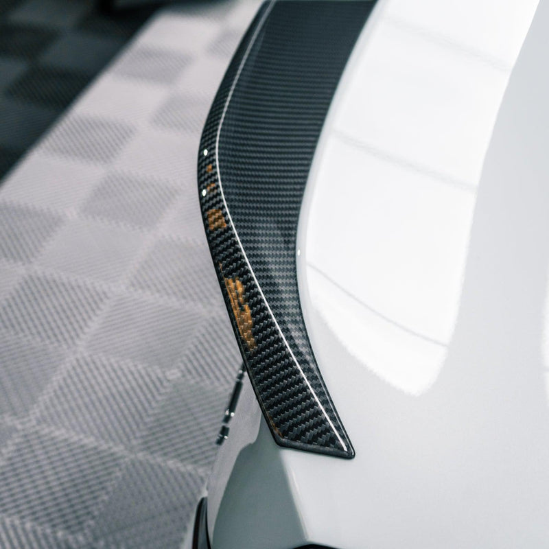MHC+ BMW G87 M2 G42 M240i Performance Style Rear Spoiler In Pre Preg Carbon Fibre