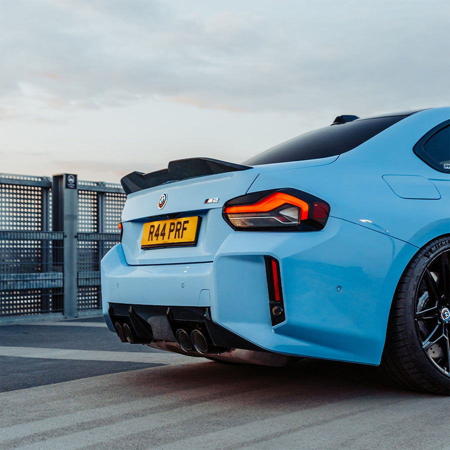 MHC+ BMW G87 M2 G42 M240i Performance Style Rear Spoiler In Pre Preg Carbon Fibre
