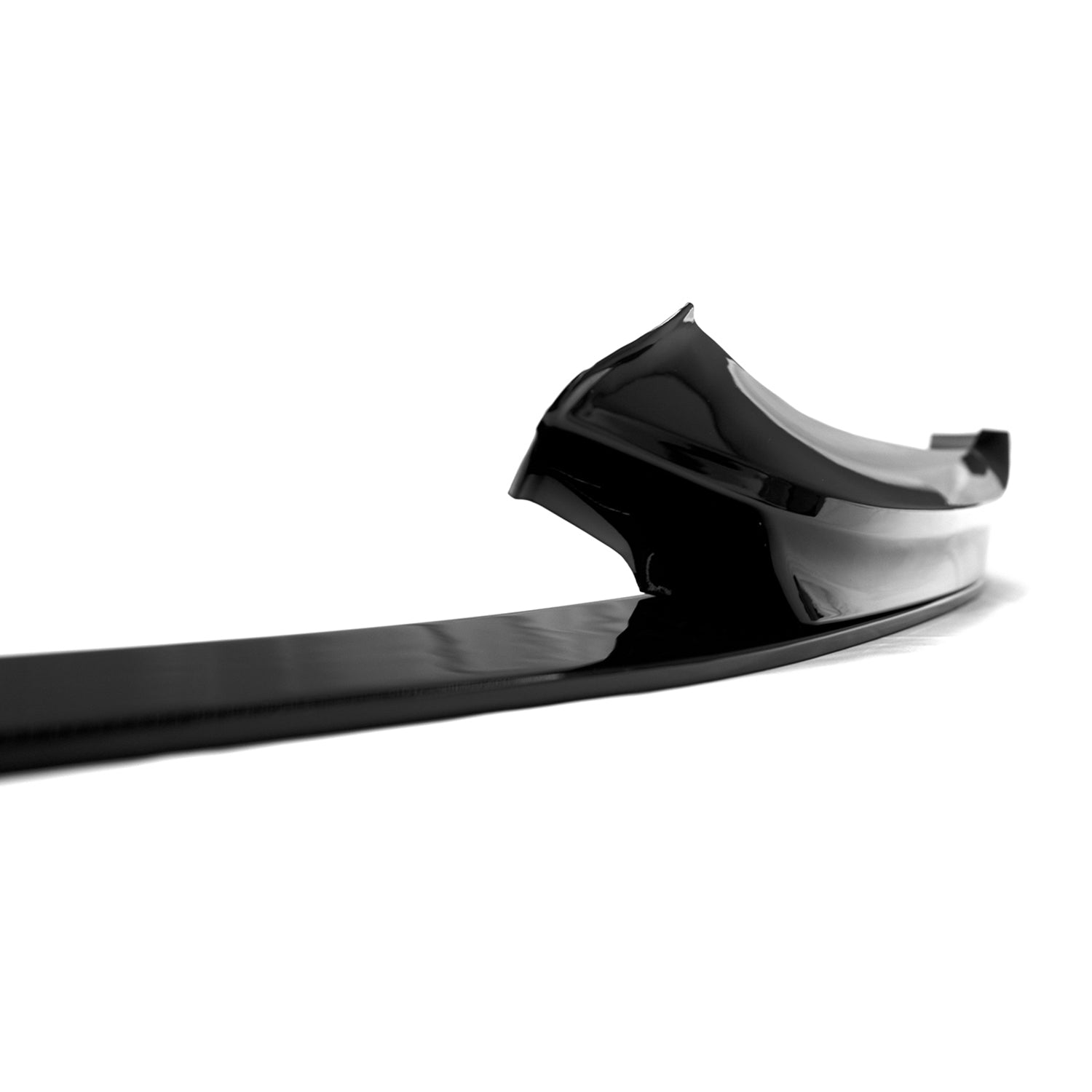 MHC Black BMW 1 Series Performance Style Front Splitter In Gloss Black (F20/F21)-R44 Performance