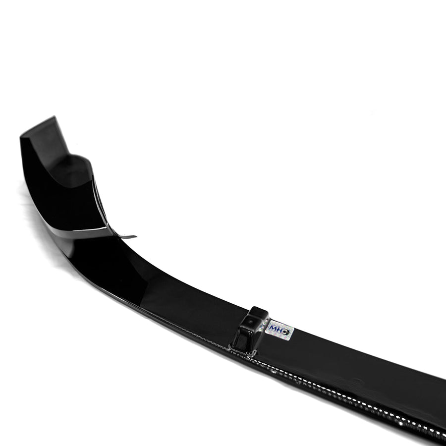MHC Black BMW 1 Series Performance Style Front Splitter In Gloss Black (F20/F21)-R44 Performance