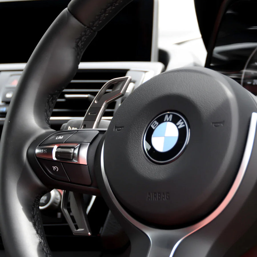 MMR BMW F & E Series Billet Aluminium Gear Shift Paddles Fitted
