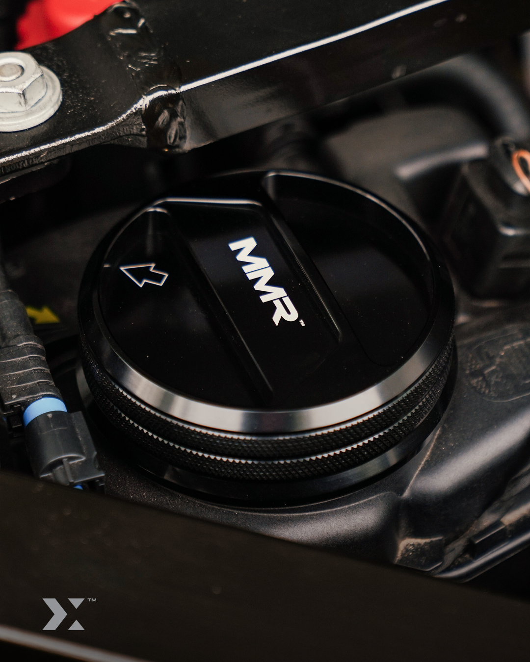 MMX 90mm billet aluminium coolant expansion tank cap for BMW and MINI