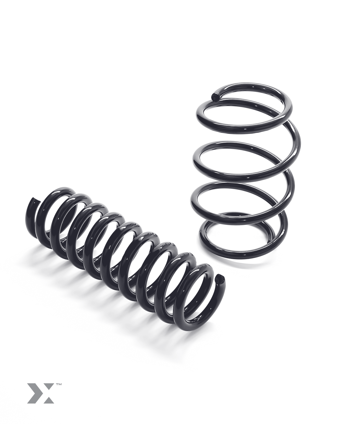 MMX metallic grey lowering springs for the BMW G20 M340i and M340d