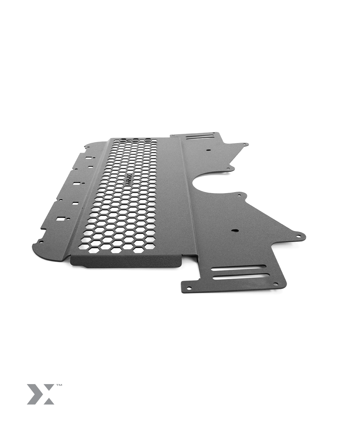 MMX black powder coated underbody engine oil cooler guard for BMW G8X M3 and M4