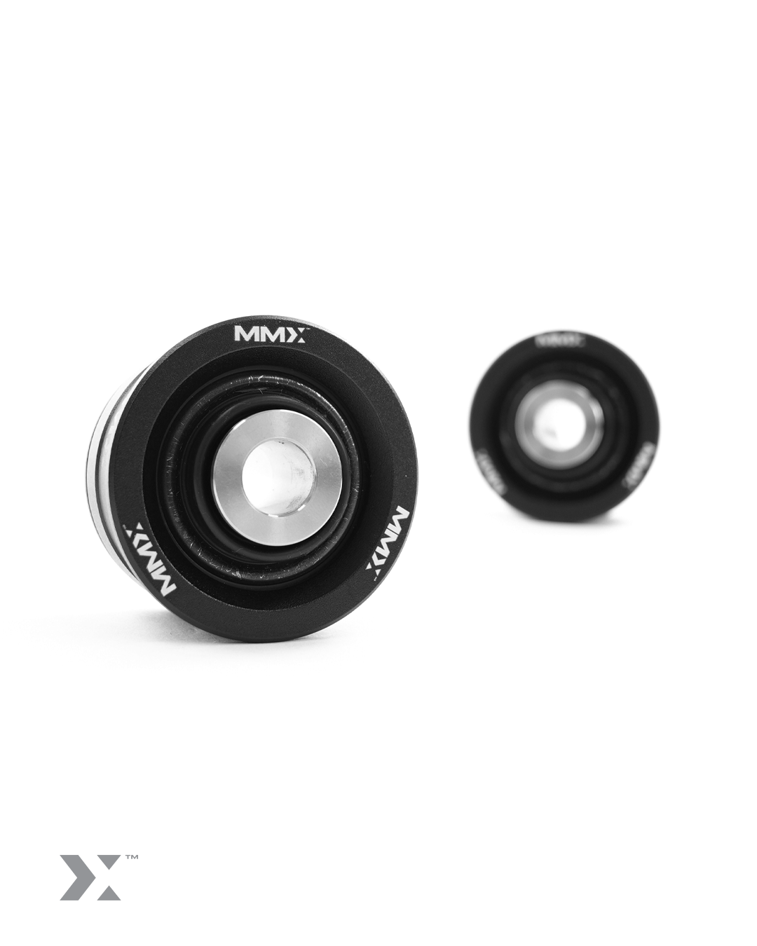 MMX 6061-T6 aluminium pillow bush rear toe and traction arm bearings for BMW G8X M cars