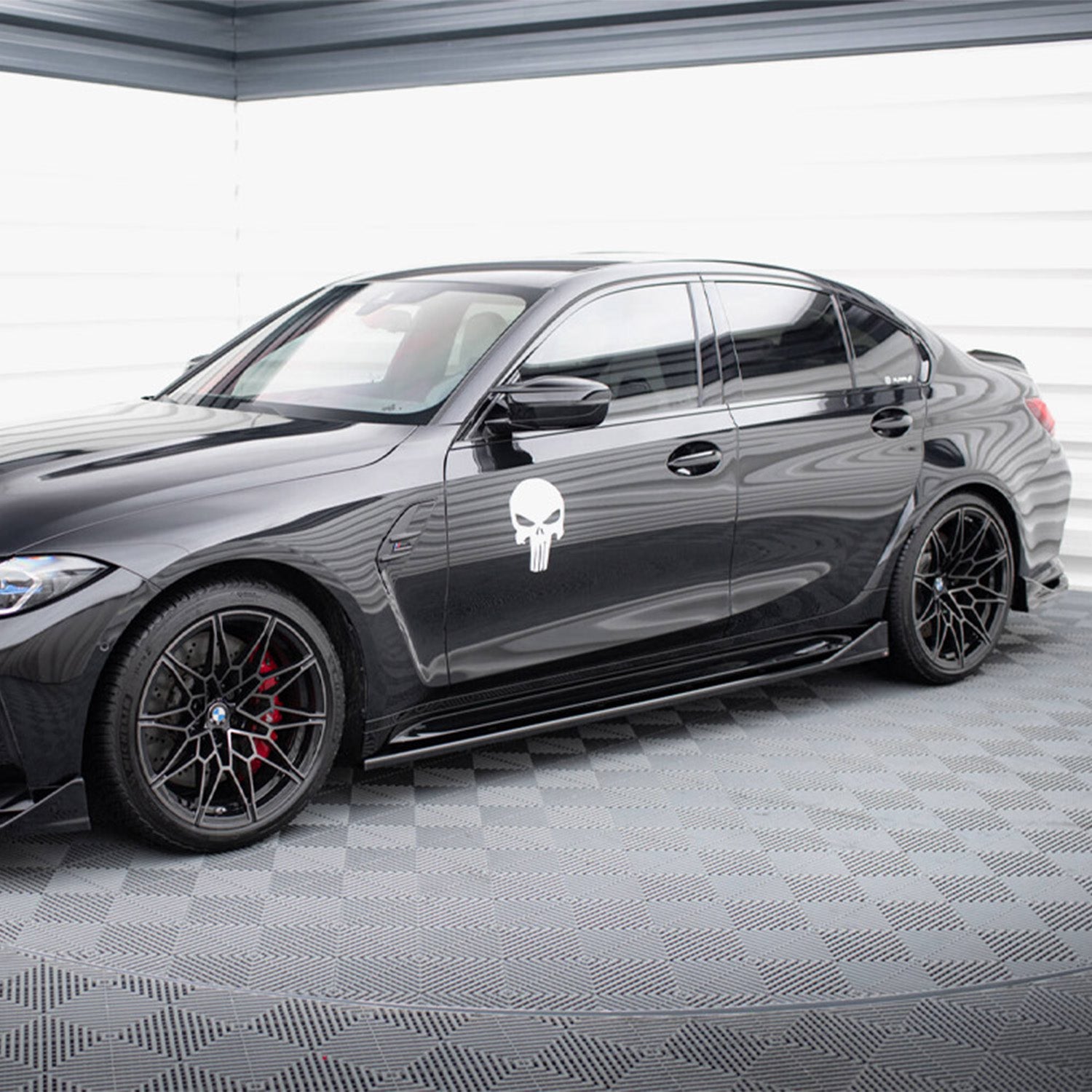 Maxton BMW G80 & G81 M3 V3 Gloss Black CSL Side Skirts