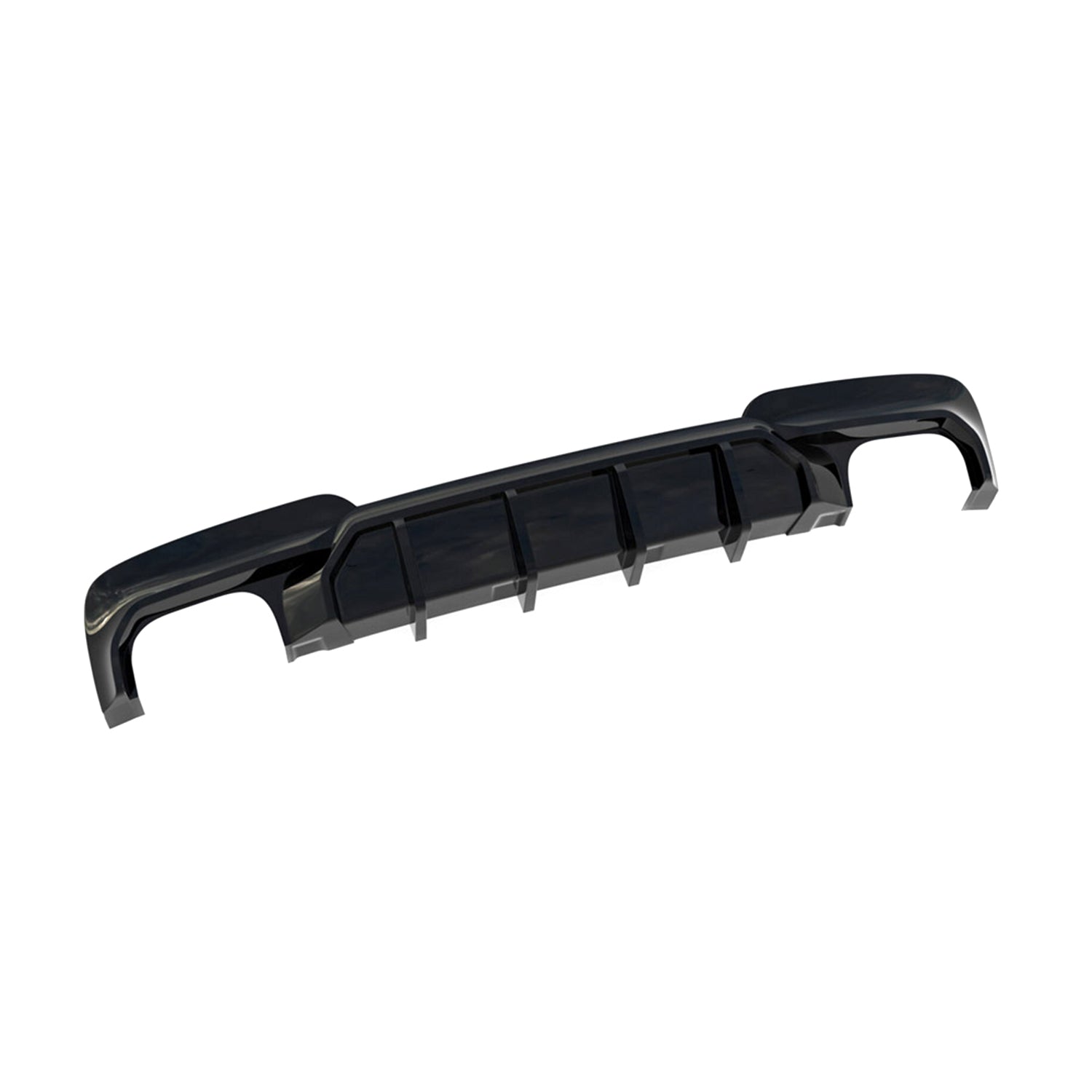 Maxton Design BMW F10 M5 Gloss Black Rear Diffuser