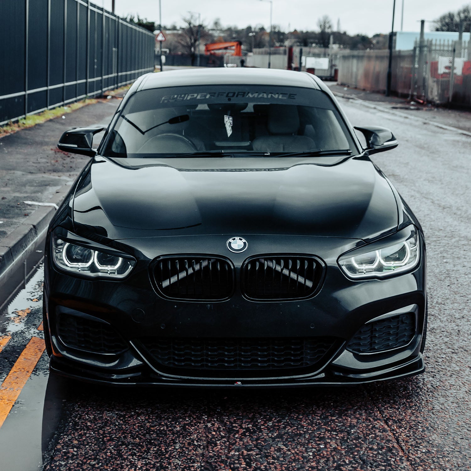 Maxton Design BMW F20 1 Series V3 Gloss Black Front Splitter M140i M135i BM-1-F20F-M-FD3G