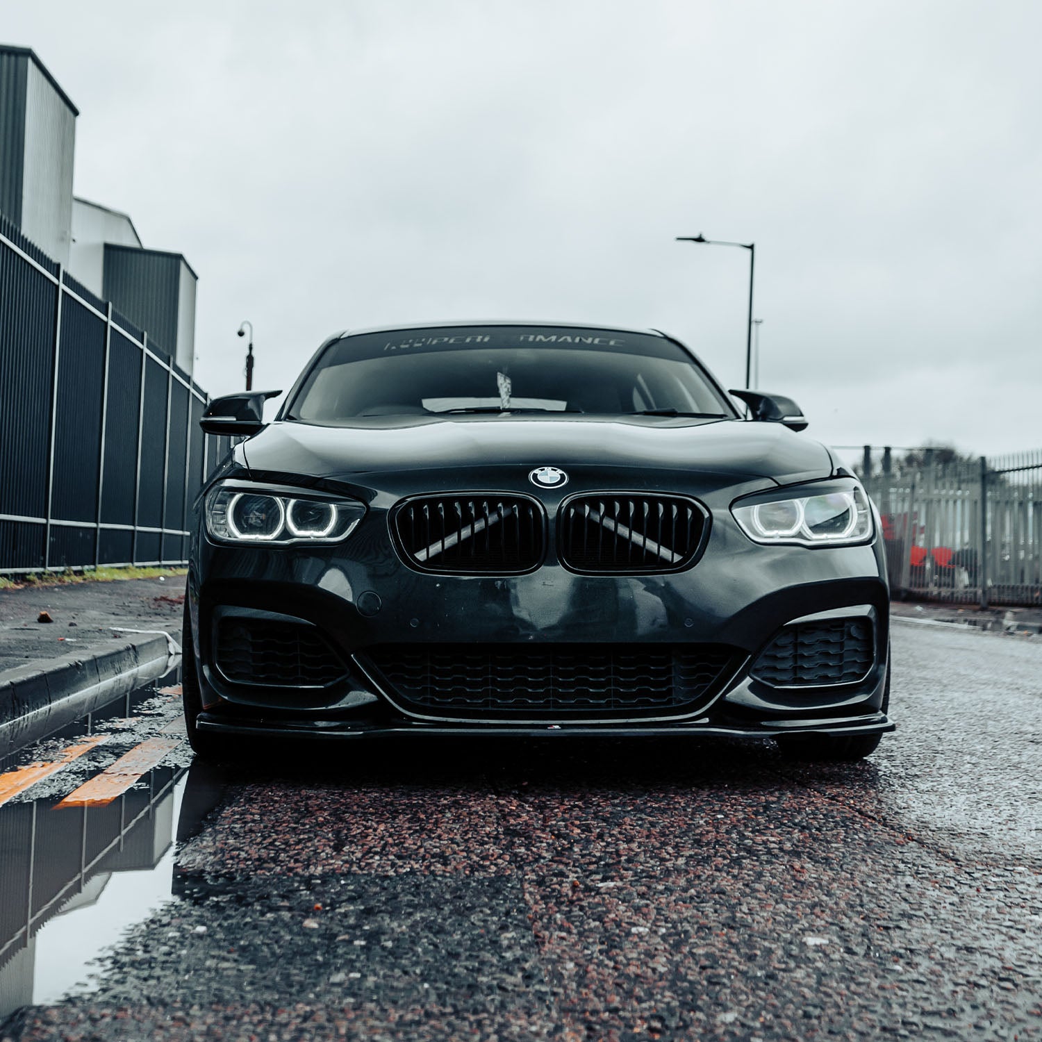 Maxton Design BMW F20 1 Series V3 Gloss Black Front Splitter M140i M135i BM-1-F20F-M-FD3G