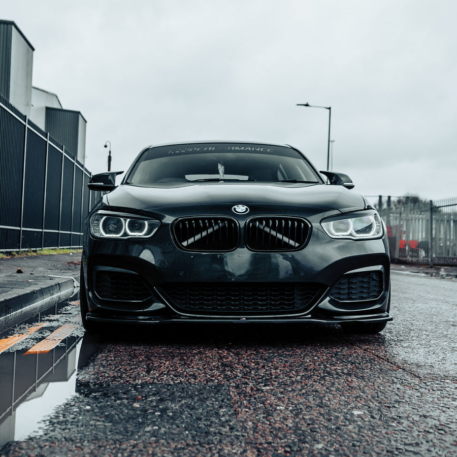Maxton Design BMW F20 1 Series V3 Gloss Black Front Splitter M140i M135i BM-1-F20F-M-FD3G