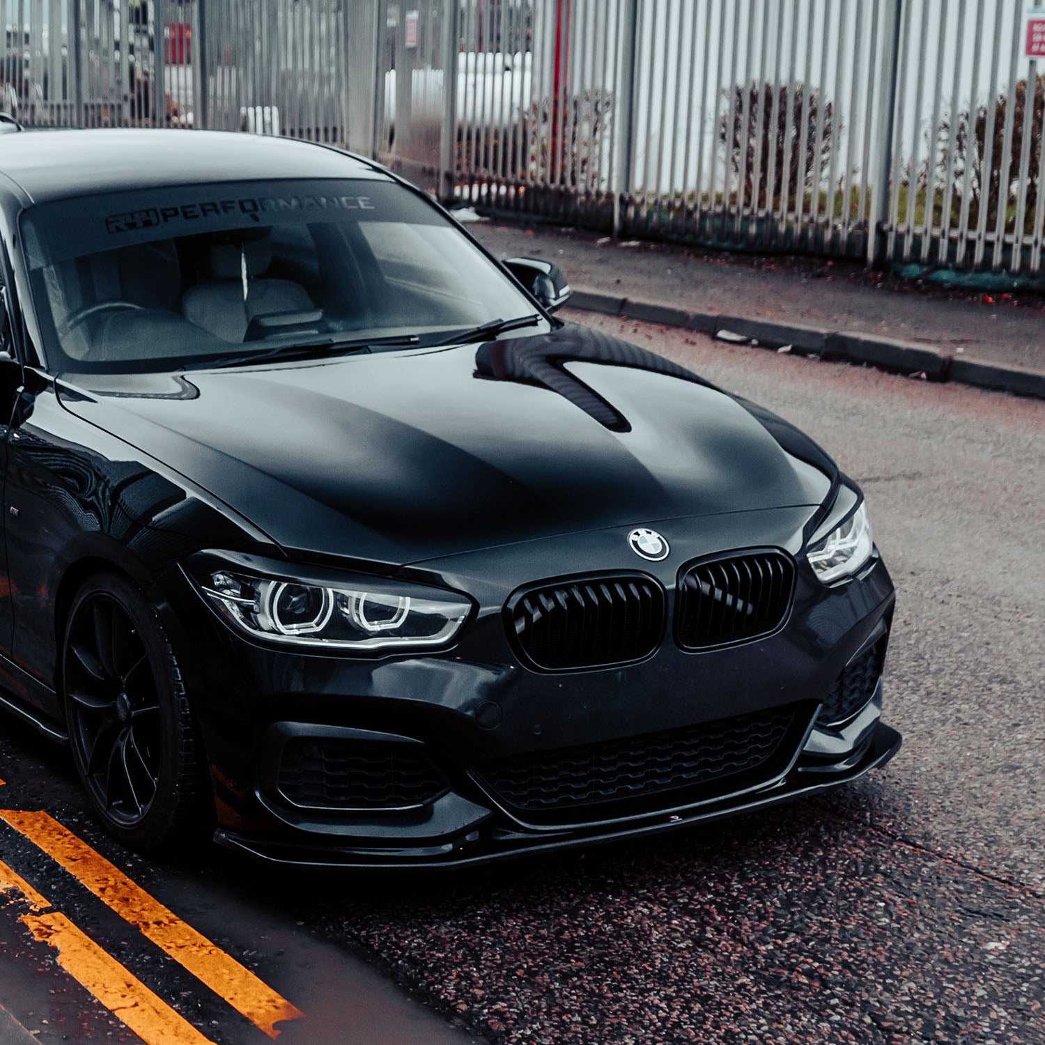 Maxton Design BMW F20 1 Series V3 Gloss Black Front Splitter M140i M135i BM-1-F20F-M-FD3G