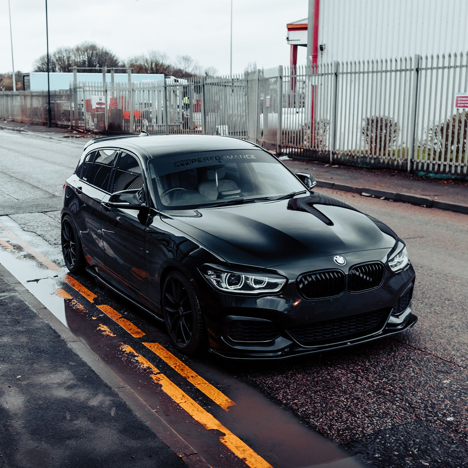 Maxton Design BMW F20 1 Series V3 Gloss Black Front Splitter M140i M135i BM-1-F20F-M-FD3G