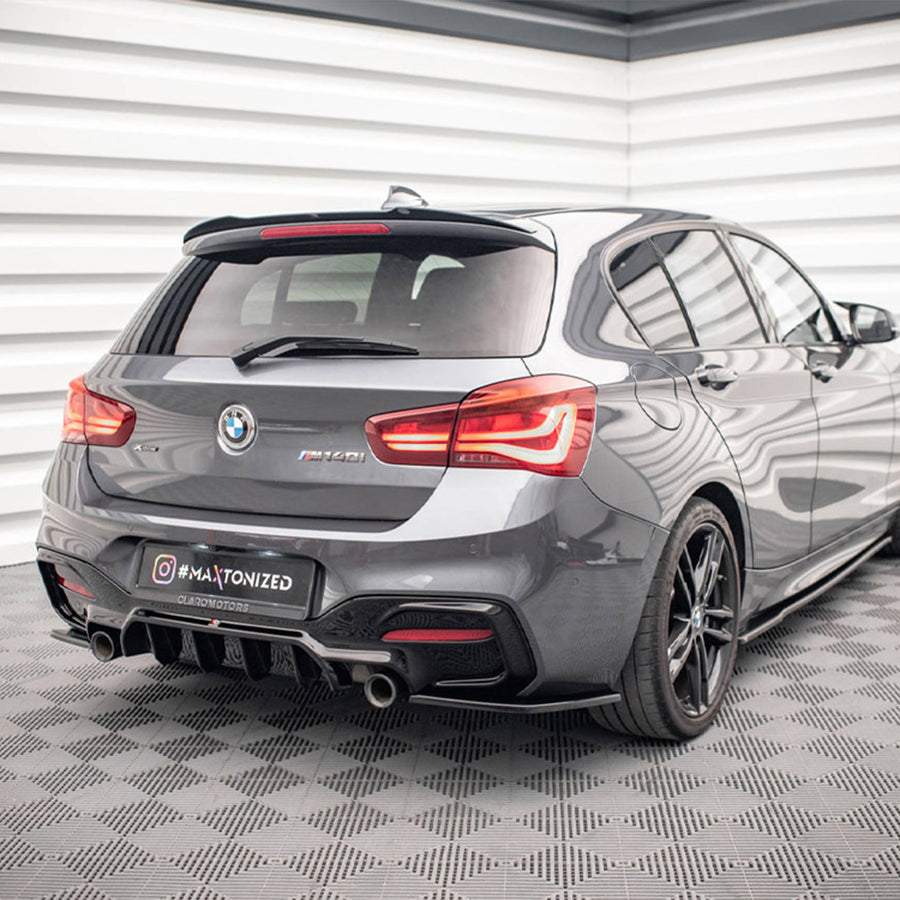 Maxton Design BMW F20 V3 Gloss Black Rear Side Splitters