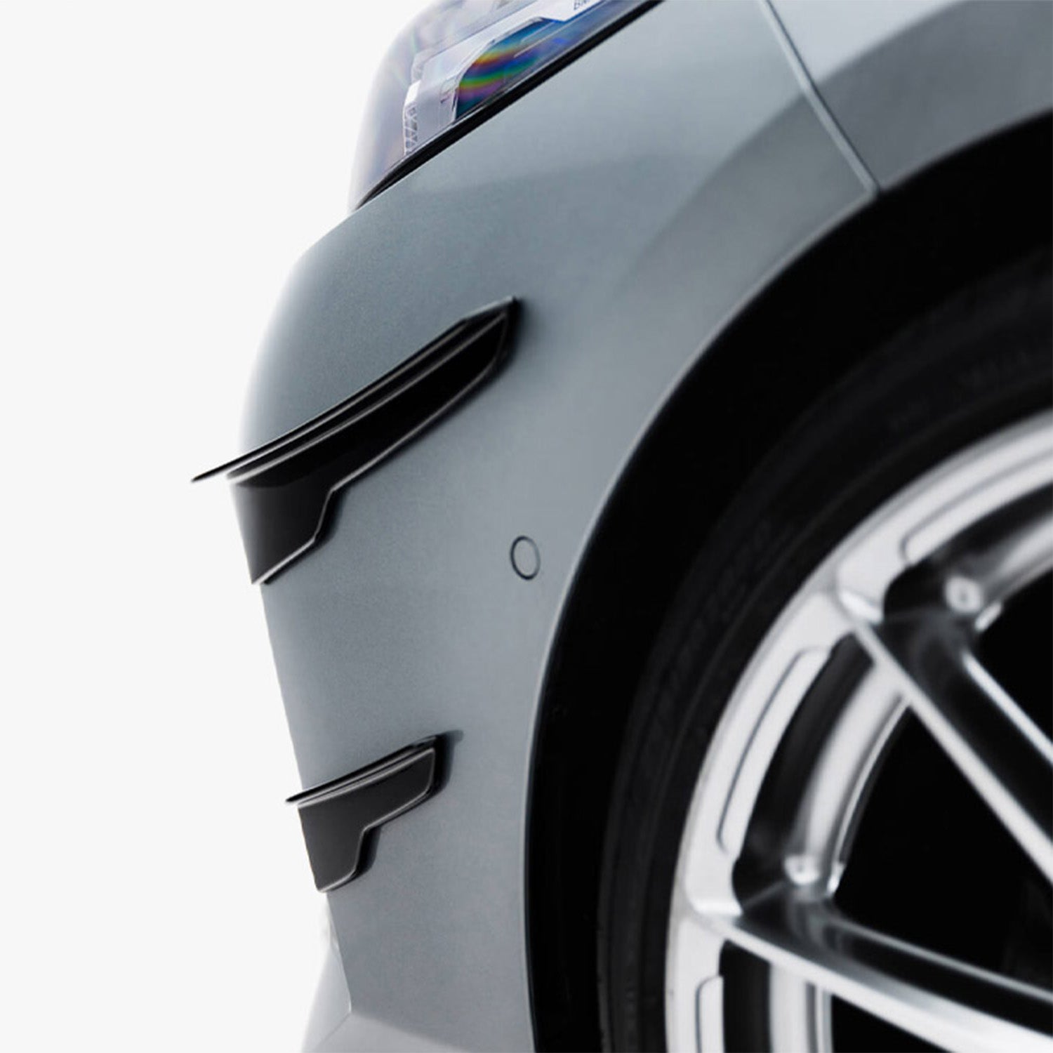 Maxton Design BMW F70 M135 Gloss Black Front Canards