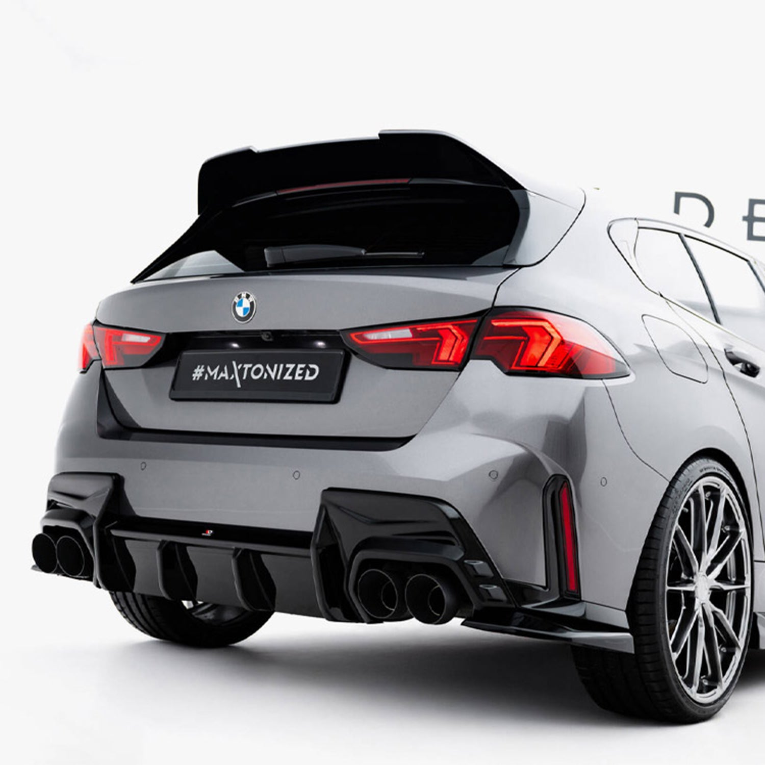 Maxton Design BMW F70 M135 Gloss Black Rear Diffuser