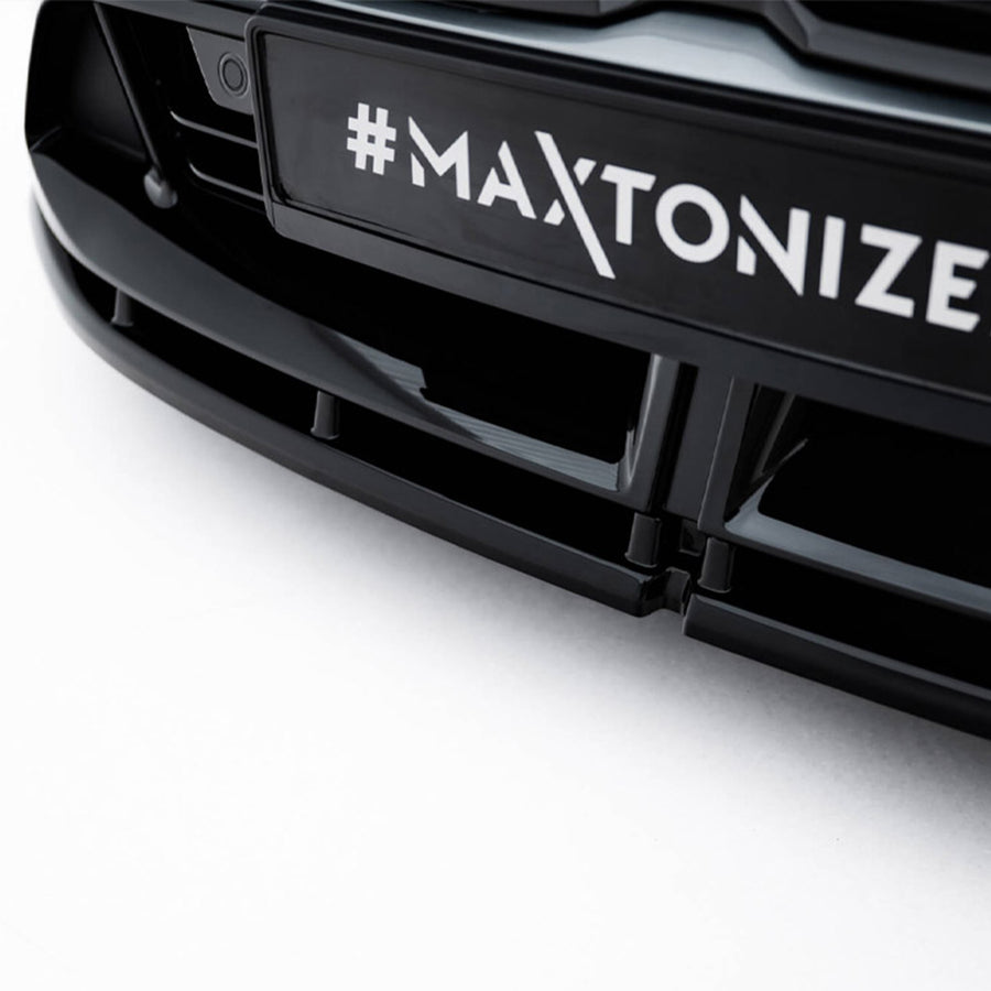 Maxton Design BMW F70 M135 V1 Gloss Black Front Splitter