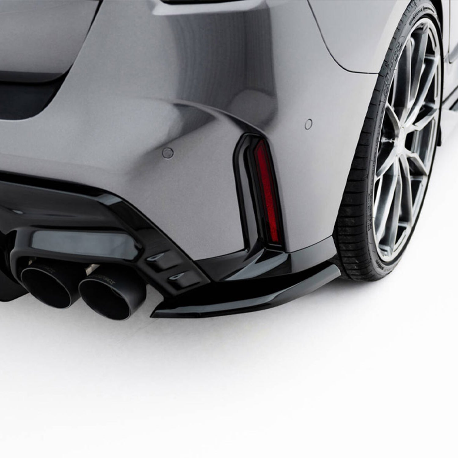 Maxton Design BMW F70 M135 V1 Gloss Black Rear Side Splitters