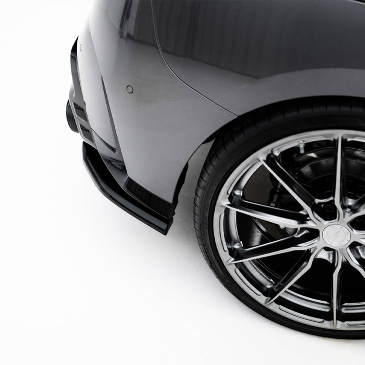 Maxton Design BMW F70 M135 V1 Gloss Black Rear Side Splitters