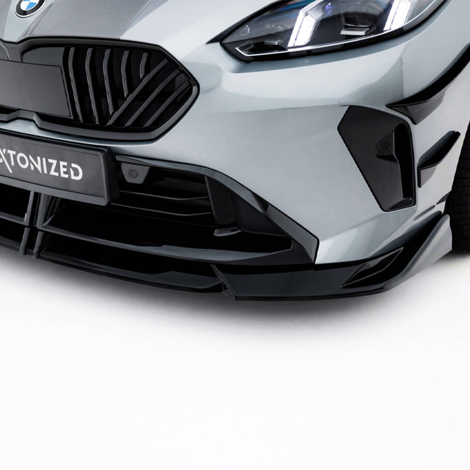 Maxton Design BMW F70 M135 V2 Gloss Black Front Splitter