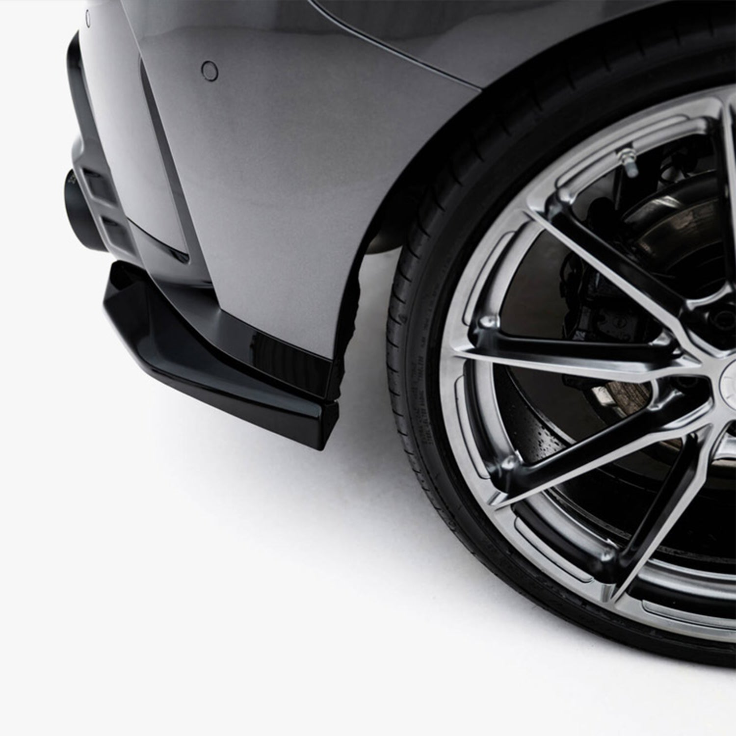 Maxton Design BMW F70 M135 V2 Gloss Black Rear Side Splitters