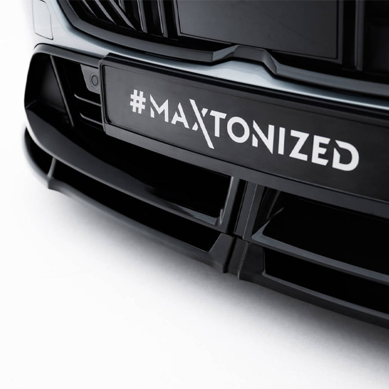 Maxton Design BMW F70 M135 V3 Gloss Black Front Splitter