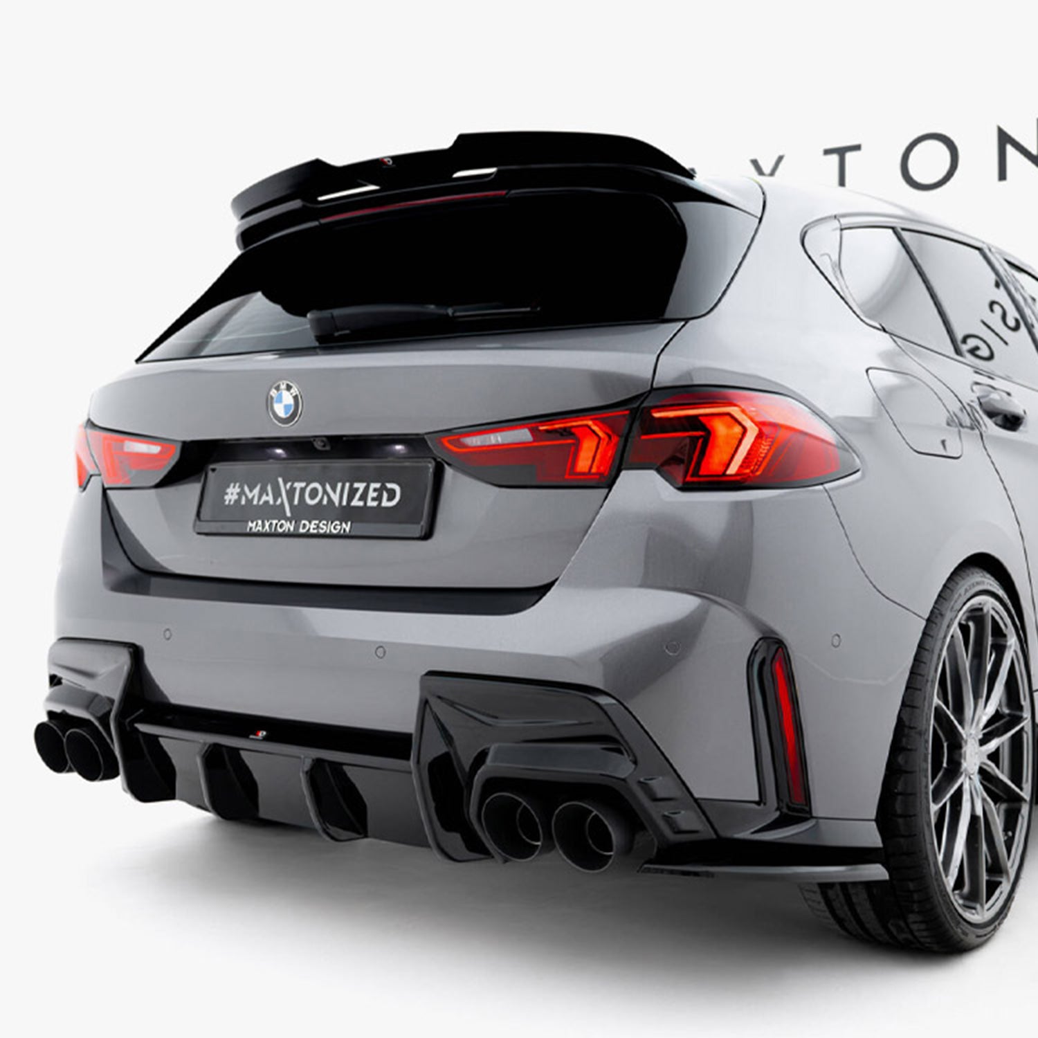 Maxton Design BMW F70 M135 V3 Gloss Black Rear Spoiler