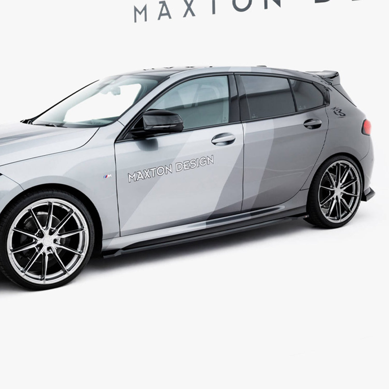 Maxton Design BMW F70 M135 V3 Gloss Black Side Skirts