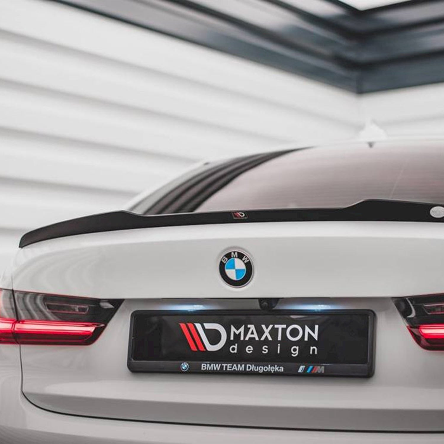Maxton Design BMW G20 3 Series Rear Spoiler In Gloss Black