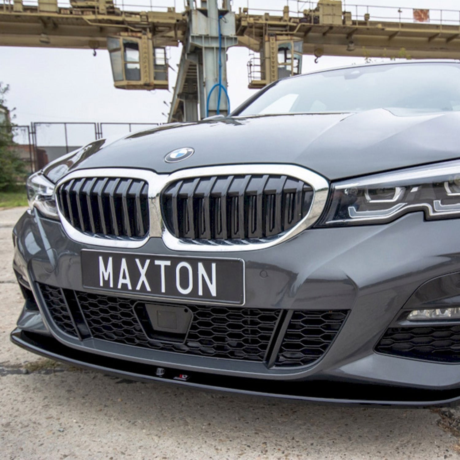 Maxton Design BMW G20 G21 3 Series V3 Gloss Black Front Splitter