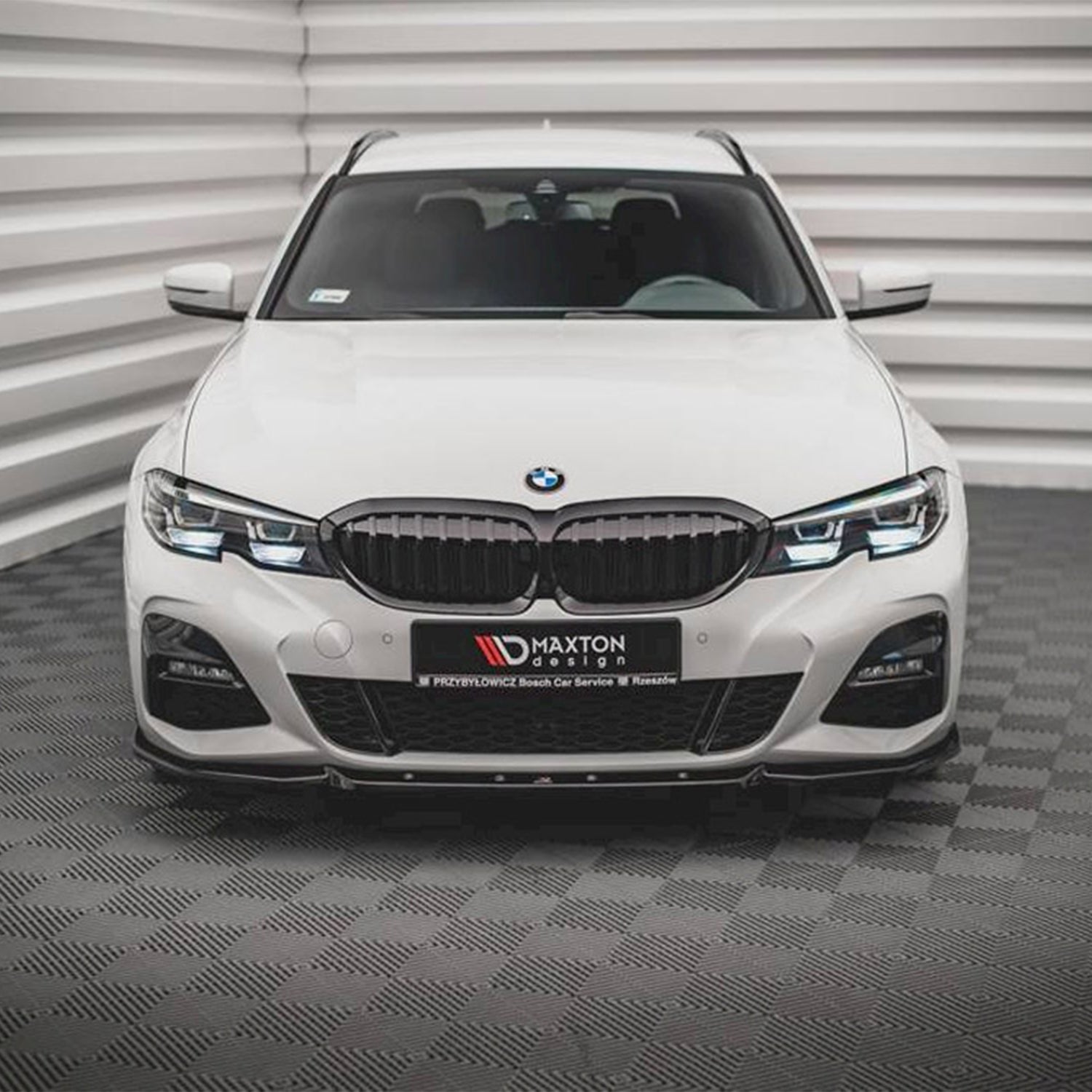 Maxton Design BMW G20 G21 3 Series V5 Gloss Black Front Lip