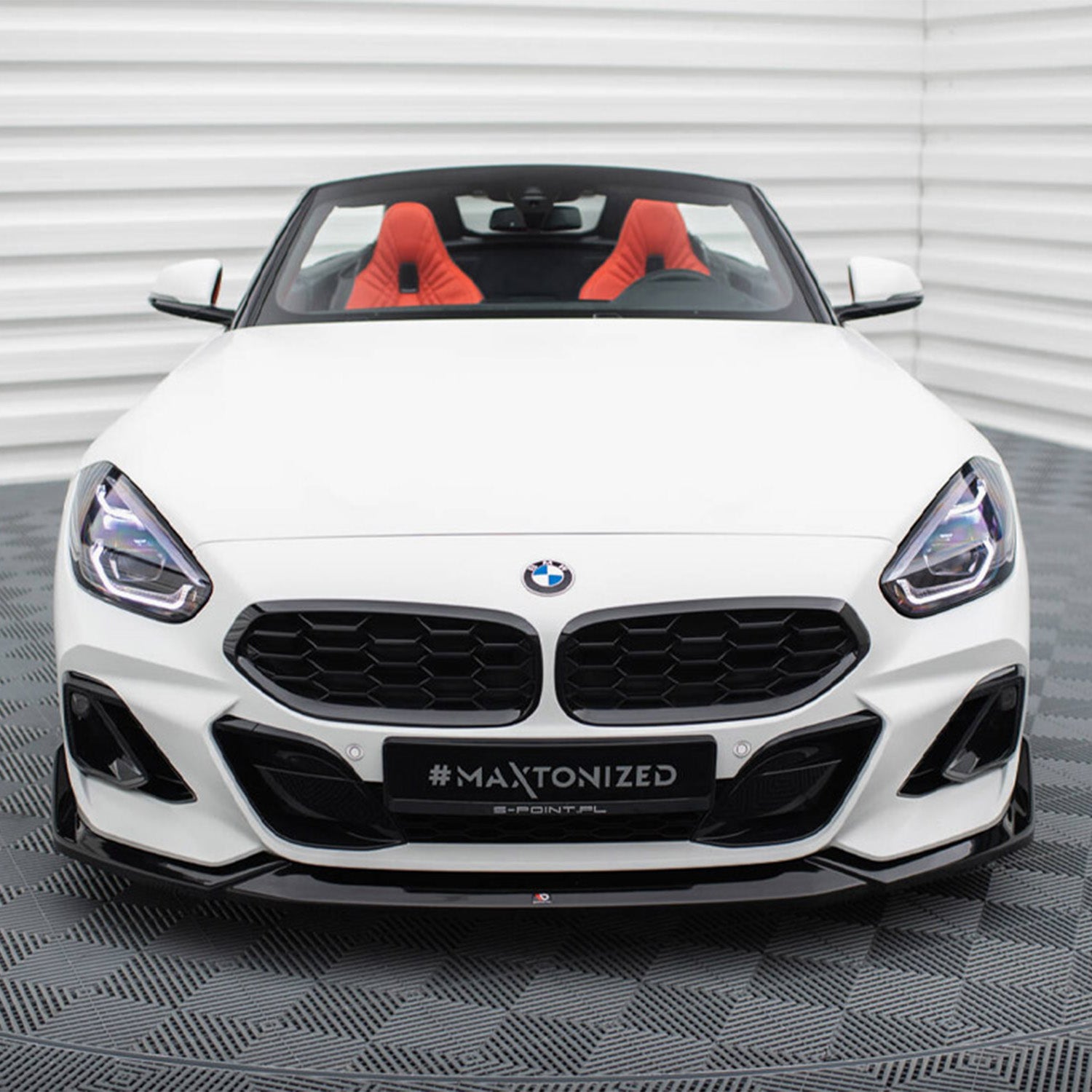 Maxton Design BMW G29 Z4 LCI Gloss Black Front Splitter