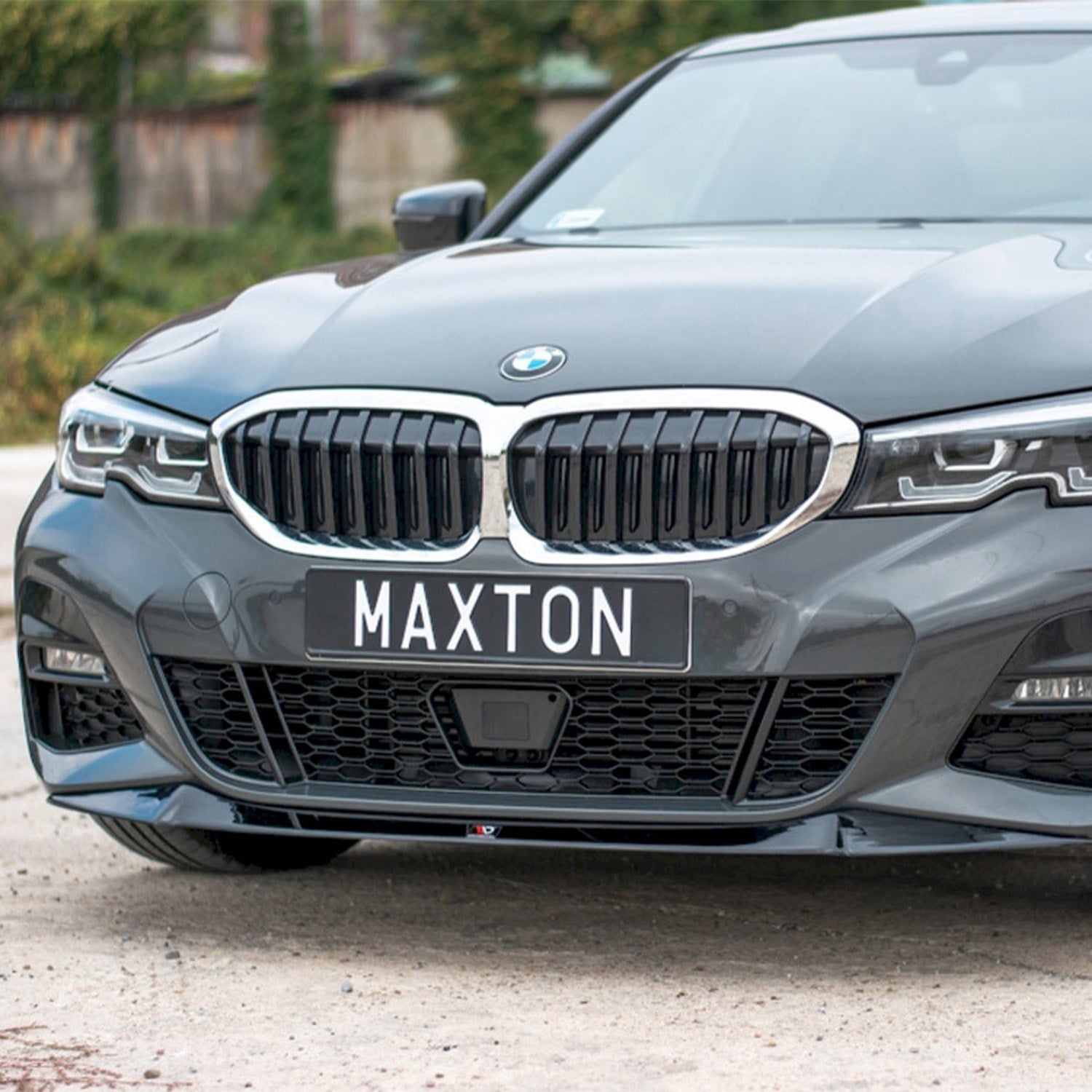 Maxton Design BMW G20 G21 3 Series M Sport Gloss Black Front Splitter