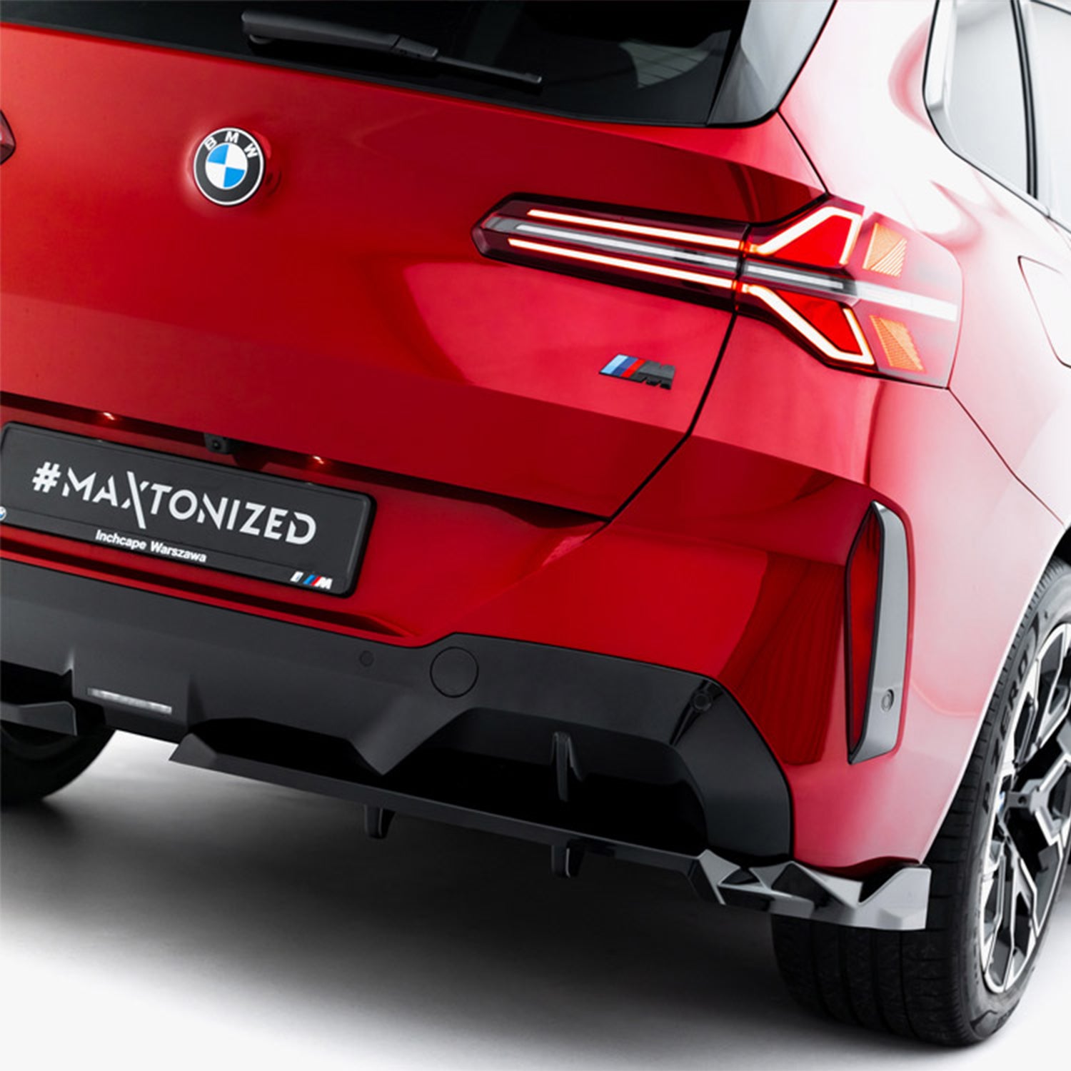 Maxton Design BMW G45 X3 M Sport Gloss Black Rear Diffuser Extension