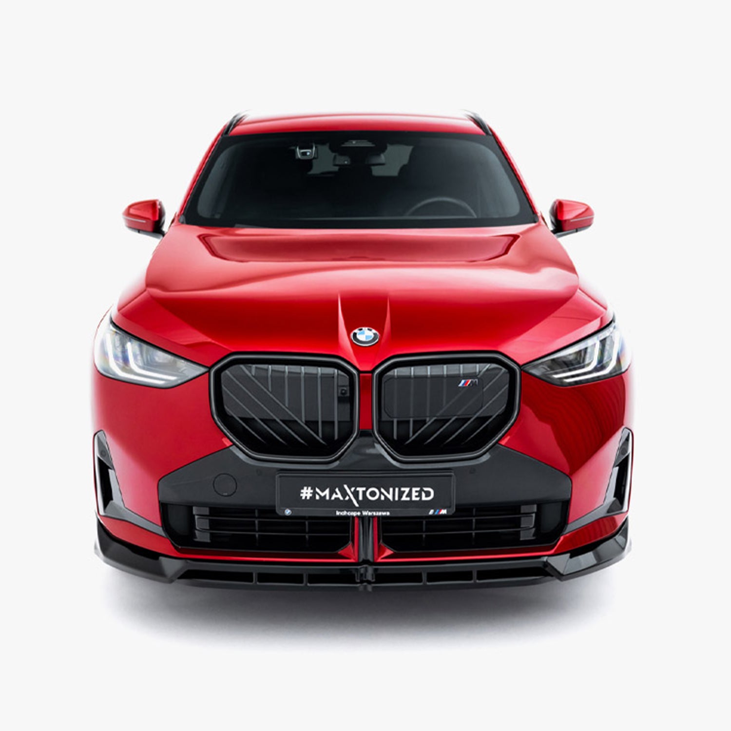 Maxton Design BMW G45 X3 M Sport V1 Gloss Black Front Splitter