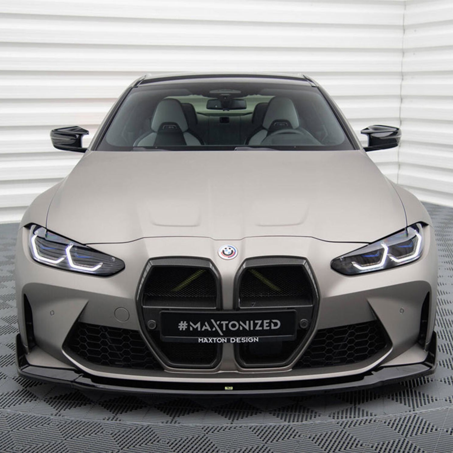 Maxton Design BMW G80 M3 G82 M4 V4 Gloss Black CSL Front Lip