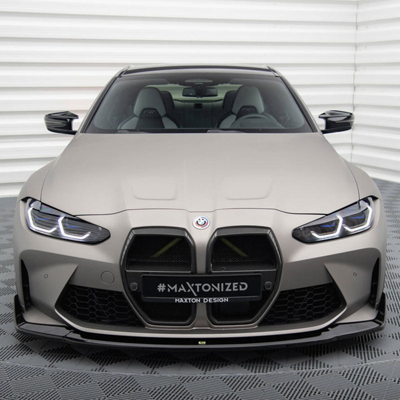 Maxton Design BMW G80 M3 G82 M4 V4 Gloss Black CSL Front Lip