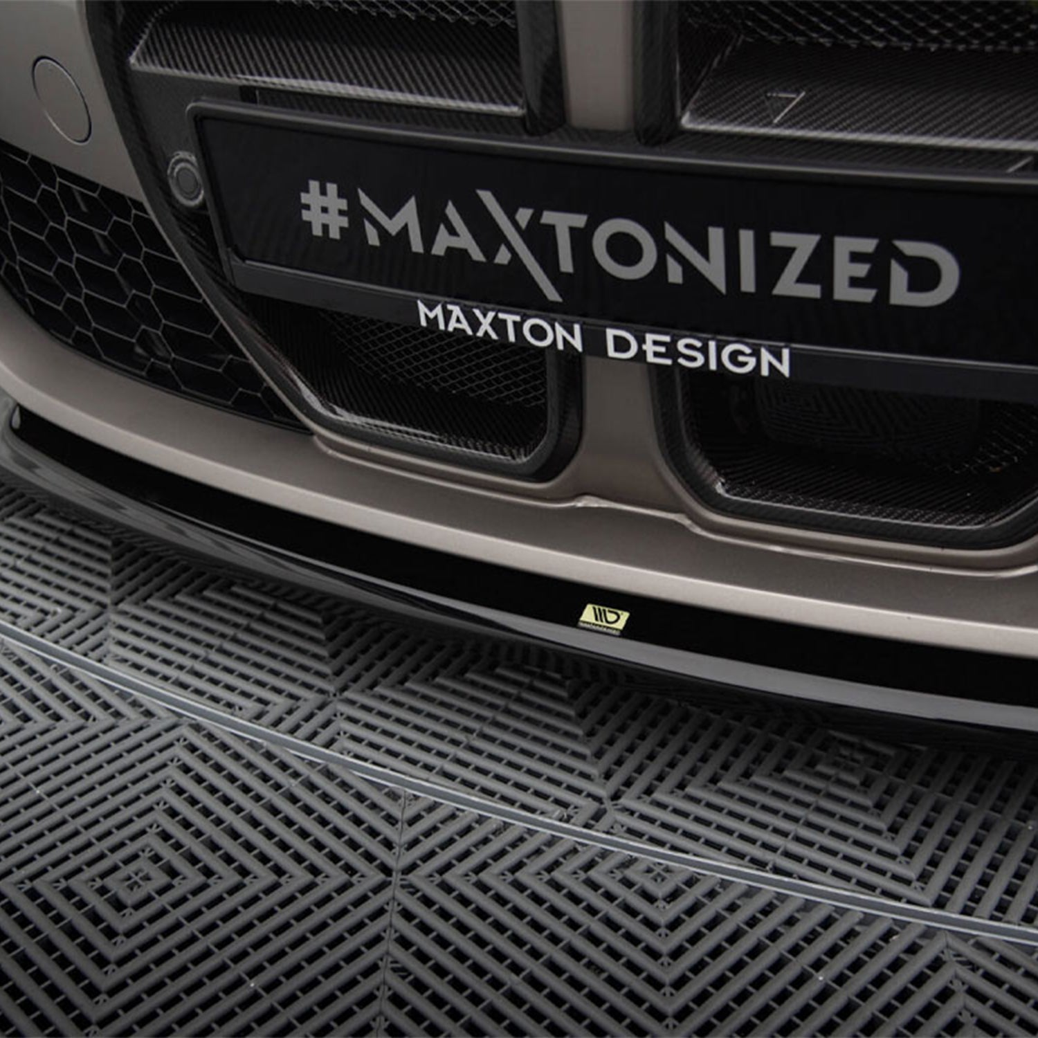 Maxton Design BMW G80 M3 G82 M4 V4 Gloss Black CSL Front Lip