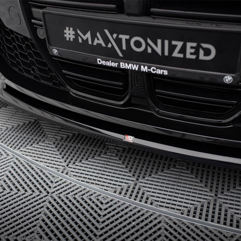 Maxton Design BMW G80 M3 G82 M4 V4 Gloss Black CSL Front Lip
