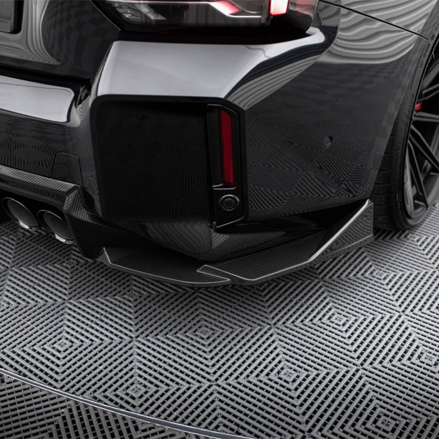 Maxton Design BMW G87 M2 Carbon Fibre Rear Side Splitters