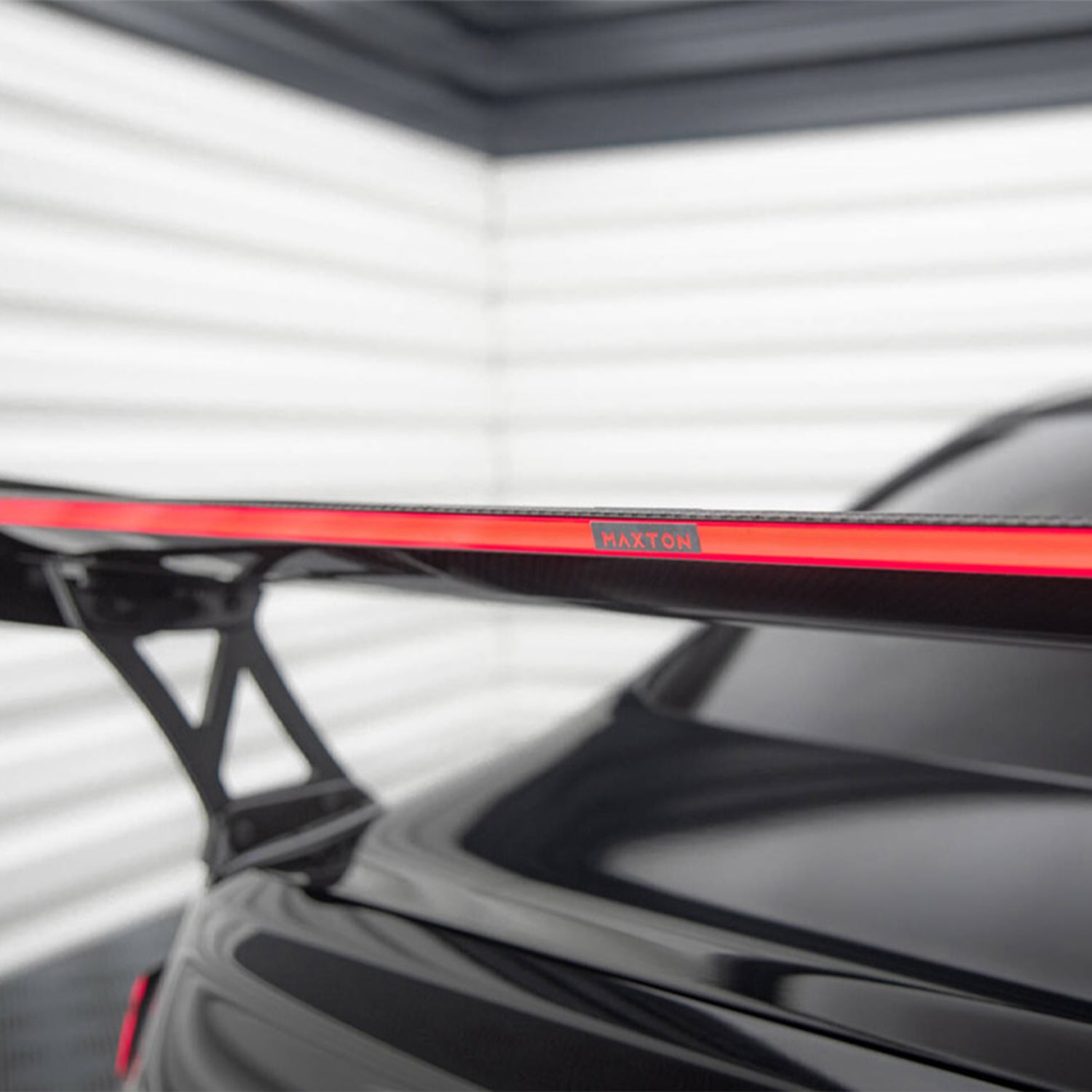 Maxton Design BMW G87 M2 Carbon Fibre Rear Wing With LED Light Bar