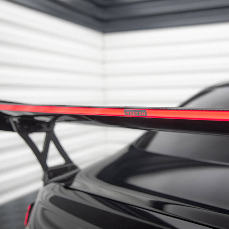 Maxton Design BMW G87 M2 Carbon Fibre Rear Wing With LED Light Bar