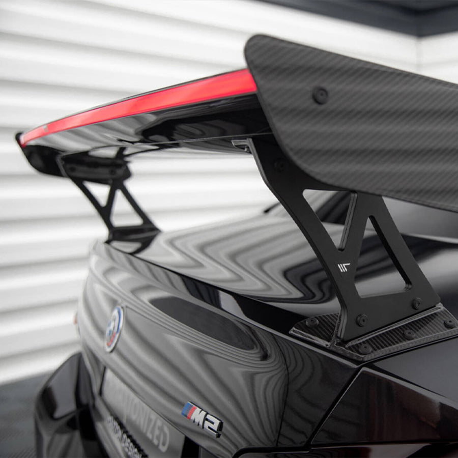 Maxton Design BMW G87 M2 Carbon Fibre Rear Wing With LED Light Bar