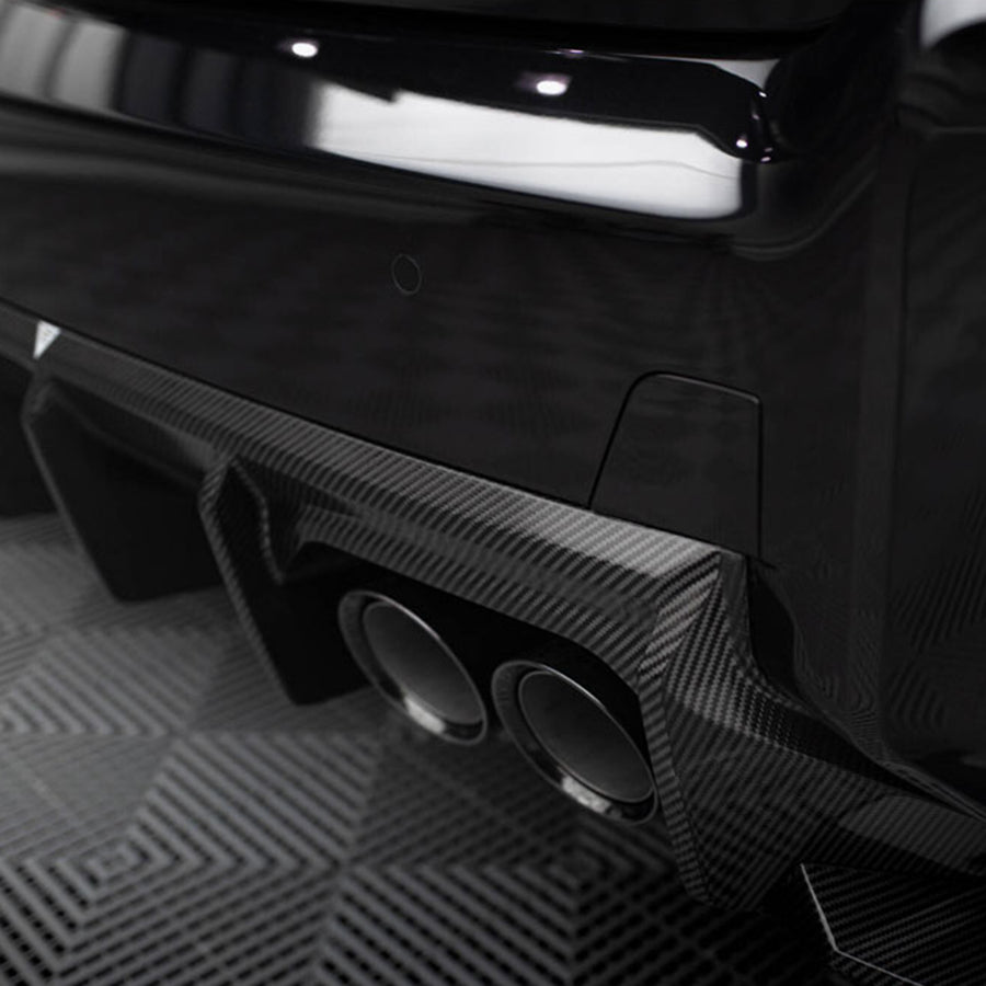 Maxton Design BMW G87 M2 Gloss Carbon Fibre Rear Diffuser