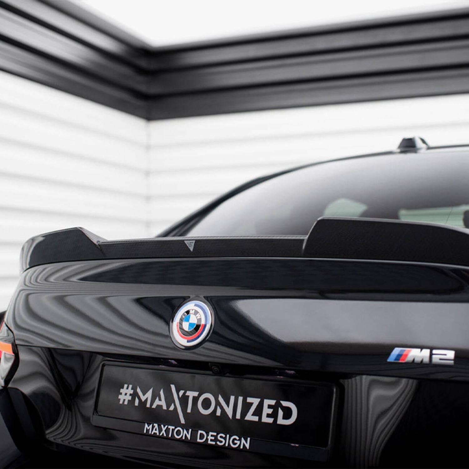 Maxton Design BMW G87 M2 Gloss Carbon Fibre Rear Ducktail Spoiler Lip