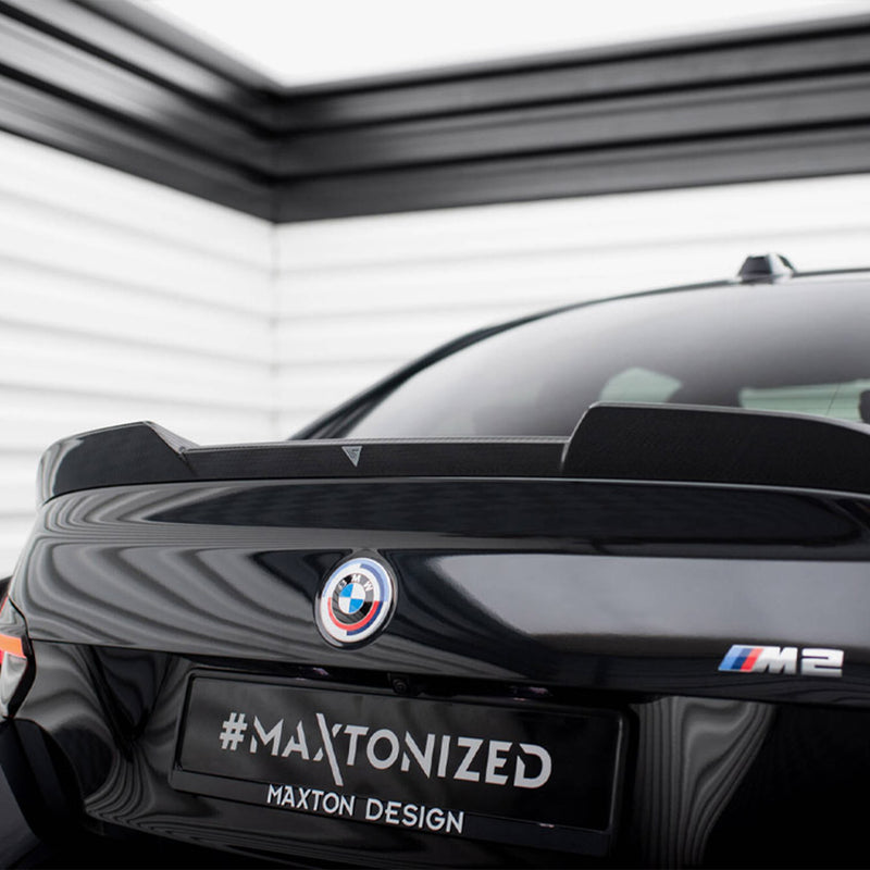 Maxton Design BMW G87 M2 Gloss Carbon Fibre Rear Ducktail Spoiler Lip