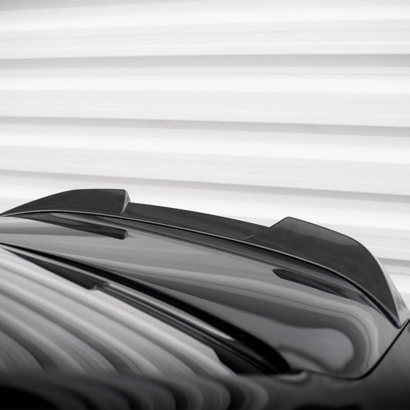 Maxton Design BMW G87 M2 Gloss Carbon Fibre Rear Ducktail Spoiler Lip