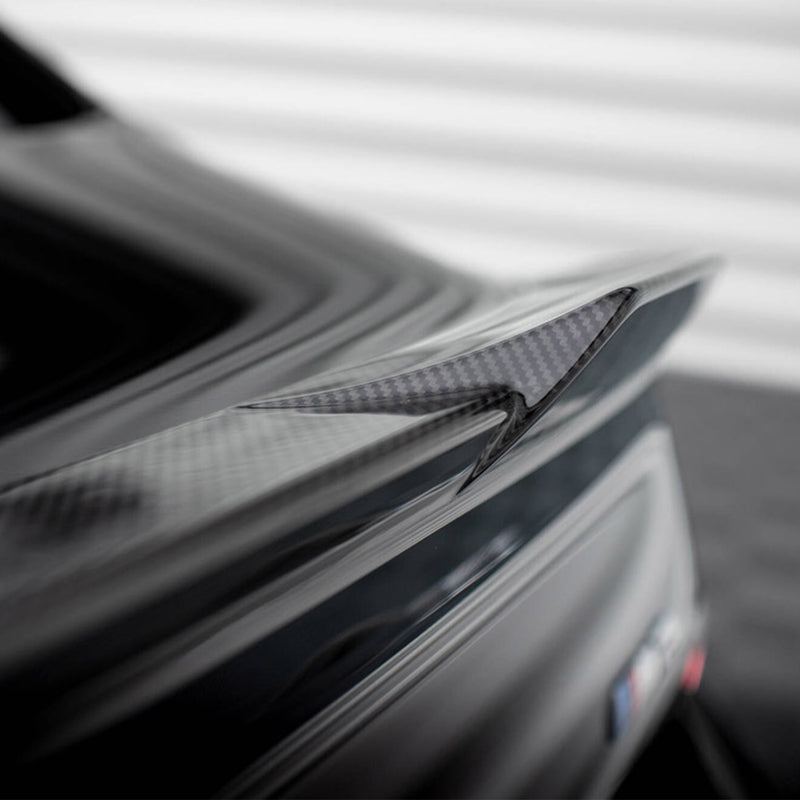 Maxton Design BMW G87 M2 Gloss Carbon Fibre Rear Ducktail Spoiler Lip