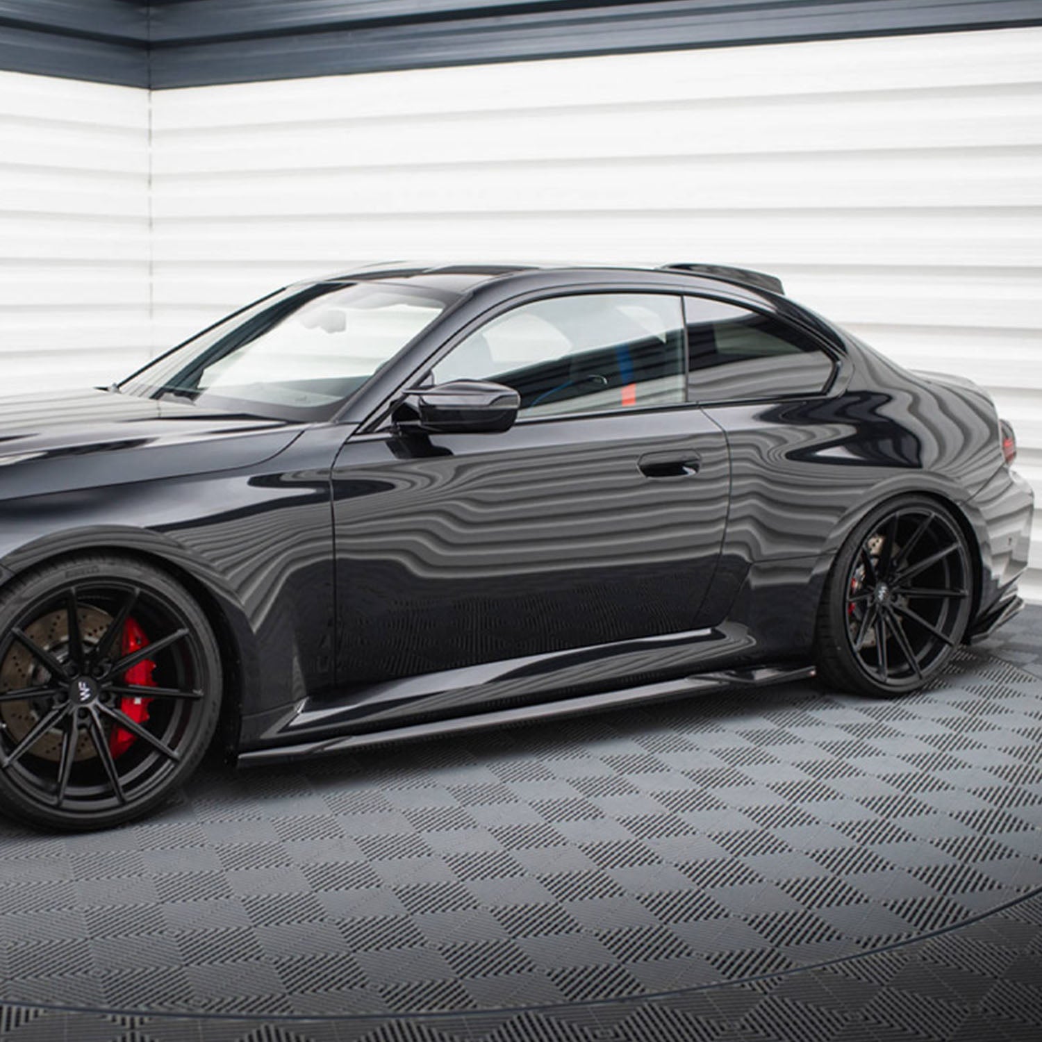 Maxton Design BMW G87 M2 V1 Gloss Black Side Skirts BM-M2-G87-SD1G