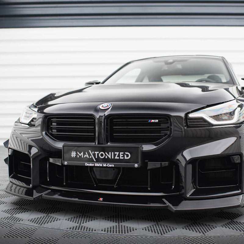 Maxton Design BMW G87 M2 V2 Gloss Black Front Splitter
